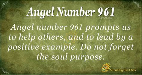 angel number 961|961 Angel Number Meaning